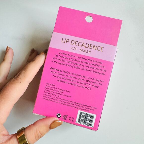 NEW SEPHORA Luxe Beauty Decadence Hydrating Softening Moisturizer Lip Mask - Picture 5 of 6